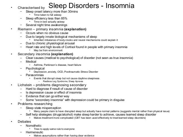 Essay sleep disorders